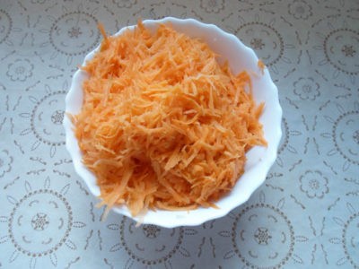 Шинкованная морковь