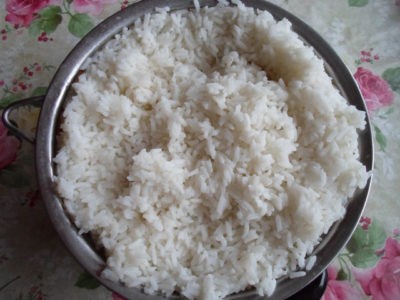 Отварной рис для салата
