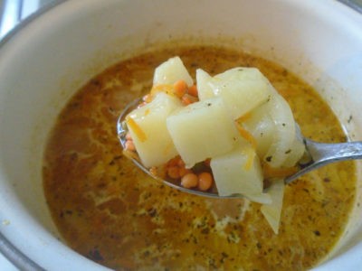 Картофель в супе