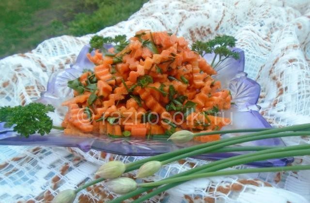 Закуска из моркови